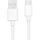 OPPO Cablu de Date USB la Type-C Quick Charging 3A, 1m - Oppo - White (Bulk Packing)