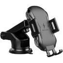 Techsuit Suport Auto Universal cu Incarcare wireless 10W - Techsuit Premium (CAPD032) - Black