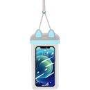 Usams Husa Waterproof pentru Telefon 7 inch - USAMS Bag (US-YD010) - Turquoise/Gray