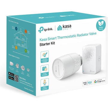 Termostat Inteligent TP-LINK KE100 KIT, 2.4 GHz, Alb
