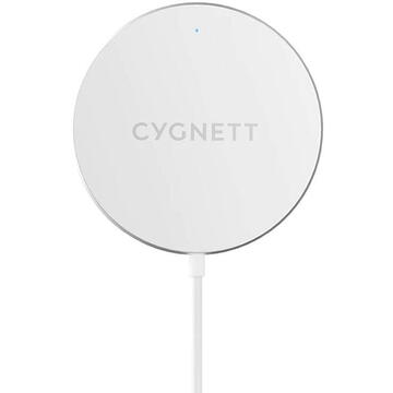 Wireless charger Cygnett 7.5W 2m (white)
