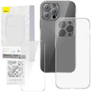 Transparent Case and Tempered Glass set Baseus Corning for iPhone 14 Pro