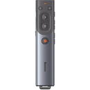 Baseus Orange Dot Wireless, 2.4GHz, USB si USB-C, 300 mAh, Red Laser Pointer, Gri