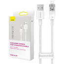 Fast Charging  USB-A to Lightning  Explorer Series 2m, 2.4A (white)