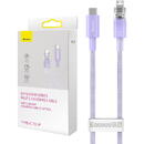 Baseus Fast Charging  USB-C to Lightning  Explorer Series 2m, 20W (purple)