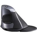 DeLux Wireless +2.4 G Vertical Mouse Delux M618G GX, Negru, 1600 dpi, Optic