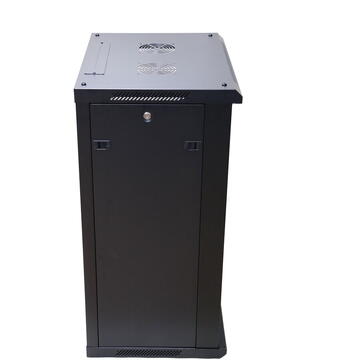 Extralink 18U 600x450 Black | Rackmount cabinet | wall mounted
