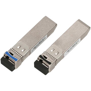 Extralink SFP28 25G | SFP28 WDM Module | 25Gbps 1270/1330nm, single mode, 10km, LC, DOM, pair