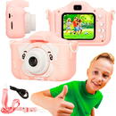 XINJIA Extralink Kids Camera H28 Dual Pink | Camera | 1080P 30fps, 2.0" screen