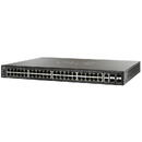 Cisco Cisco SF500-48P-K9-G5 | Switch | 48x 100Mb/s PoE, 2x Combo (RJ45/SFP) + 2x SFP+, Managed