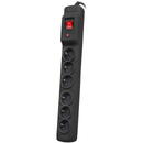 Armac Armac Multi M6 | Power strip | anti-surge system, 6 sockets, 1,5m cable, black