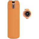 Techsuit Techsuit - Thermos - with Digital Display for Temperature Indication and Holder, Stainless Steel, 400ml - Orange