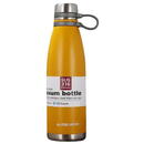 Techsuit Techsuit - Thermos - with Tea Infuser and Holder, Stainless Steel, 650ml - Yellow