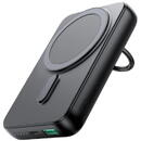 MagSafe + suport birou JoyRoom, USB, Type-C, 20W, 10000mAh, JR-W050 - Black