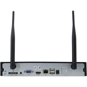 Kit supraveghere video PNI House WiFi831 NVR si 8 camere wireless de exterior 3MP, P2P, IP66