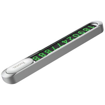 Suport Numar Auto Bord - Hoco Parking (PH41) - Silver