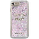 Guess GUHCP7GLUQPU iPhone 6/7/8 /SE 2020 / SE 2022 purple/purple hard case Liquid Glitter Party