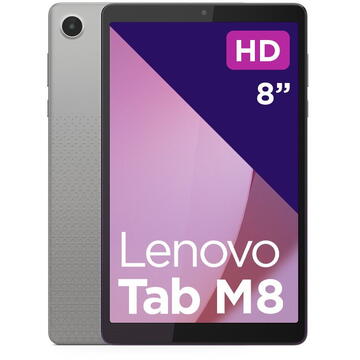 Tableta Lenovo Tab M8 32 GB 20.3 cm (8") Mediatek 3 GB Wi-Fi 5 (802.11ac) LTE Android 12 Go Gri