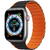 Magnetic Apple Watch SE, 8, 7, 6, 5, 4, 3, 2, 1 (41, 40, 38mm) Dux Ducis Strap (LD Version) - Black &amp; Orange