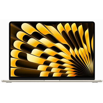 Notebook MacBook Air 15 MQKU3ZE/A 15.3" Retina Display Apple M2 8GB 256GB SSD Apple M2 GPU 10-core macOS Ventura Starlight