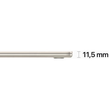 Notebook MacBook Air 15 MQKU3ZE/A 15.3" Retina Display Apple M2 8GB 256GB SSD Apple M2 GPU 10-core macOS Ventura Starlight