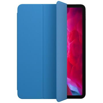 Apple Smart Folio for 11-inch iPad Pro (2. Gen.) Surf Blue,  Puteți plia cu ușurință Smart Folio în diferite poziții pentru a crea un suport pentru citire, vizualizare, tastare sau efectuarea de apeluri FaceTime