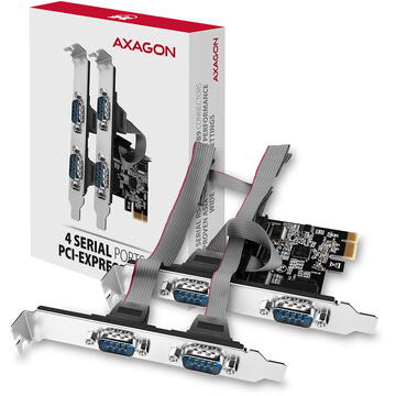 AXAGON PCEA-S4N PCIe controller 4x serial