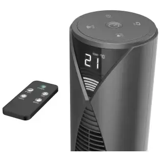 Ventilator Hama Smart Free-Standing Fan, Temperature Measurement, 3 Speed Levels, 117 cm