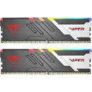 Patriot Memory Viper Venom RGB Matte Black Intel XMP 3.0, 32GB, DDR5-6800MHz, CL34, Dual Channel