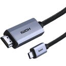 Baseus High Definition, HDMI 2.0 4K - USB Type-C, 60Hz, 3m, Negru