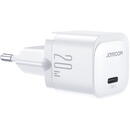 Mini charger USB C 20W PD Joyroom JR-TCF02 - White