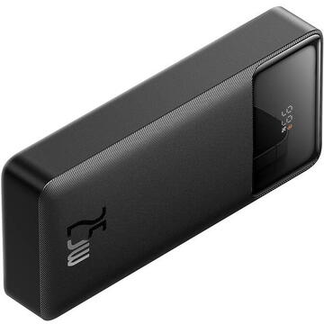Baterie externa Powerbank Baseus Bipow 20000mAh 2x USB USB-C 25W negru