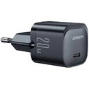 JOYROOM Mini JR-TCF02, USB-C, Quick Charge, 20W, Cablu Lightning 1m inclus, Negru