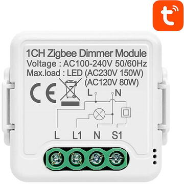Smart Dimmer Switch Module ZigBee Avatto N-ZDMS01-1 TUYA