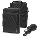Tomtoc Tomtoc - Tablet Shoulder Bag (B03A1D1) - with Organized Space for Business Essentials, 360 Protection, 10.9″ - Black