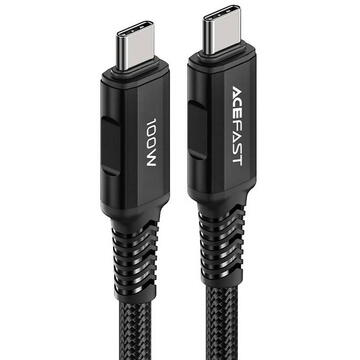 Acefast C4-03 USB-C to USB-C 100W, 2m Negru