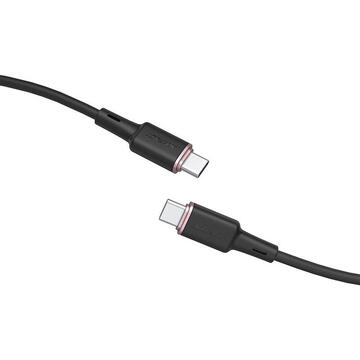 Acefast C2-03-Type-C la Type-C 60W 3A 1.2m Negru