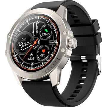 Smartwatch Kumi GW2 1.32 inches 300 mAh Argintiu
