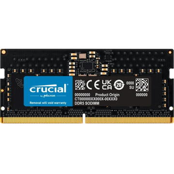 Memorie laptop Crucial Memorie notebook DDR5 SODIMM 8GB 5600MHz CL46 1.1V