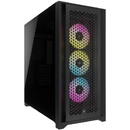PC iCUE 5000D RGB Airflow Middle Tower Negru