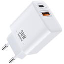 Remax Wall charger Remax, RP-U82, USB, USB-C 30W (white)