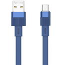 Remax Cable USB-C Remax Flushing, 2.4A, 1m (blue)