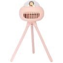 Remax Remax UFO Stroller portable fan with 1200 mAh battery (pink)