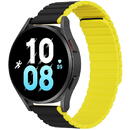 Dux Ducis Curea pentru Samsung Galaxy Watch 4/5/Active 2, Huawei Watch GT 3 (42mm)/GT 3 Pro (43mm) - Dux Ducis LD Series - Black / Yellow