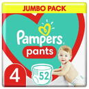 PAMPERS Pampers Pants 9-15kg, size 4-MAXI, 52pcs