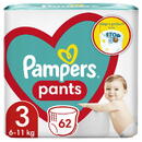 PAMPERS Pampers Pants 6-11kg, size 3-MIDI, 62pcs