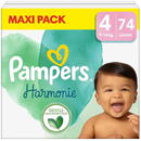 PAMPERS Pampers Harmonie Baby Diapers 9-14kg, size 4-MAXI, 74pcs