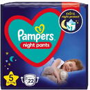 PAMPERS Pampers Night Pants diapers 12-17kg, size 5-JUNIOR, 22pcs