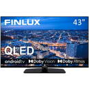 Finlux QLED 43 inches 43-FUH-7161 Negru Sistem operare Android 16:9 HDMI S/PDIF Wireless