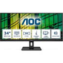 AOC Monitor U34E2M 34 cale VA 100 Hz HDMIx2 DP Negru